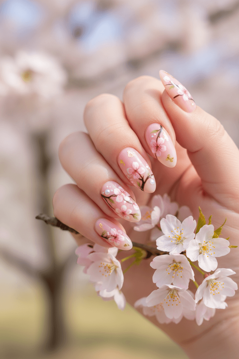 Sakura Bloom Fingertips