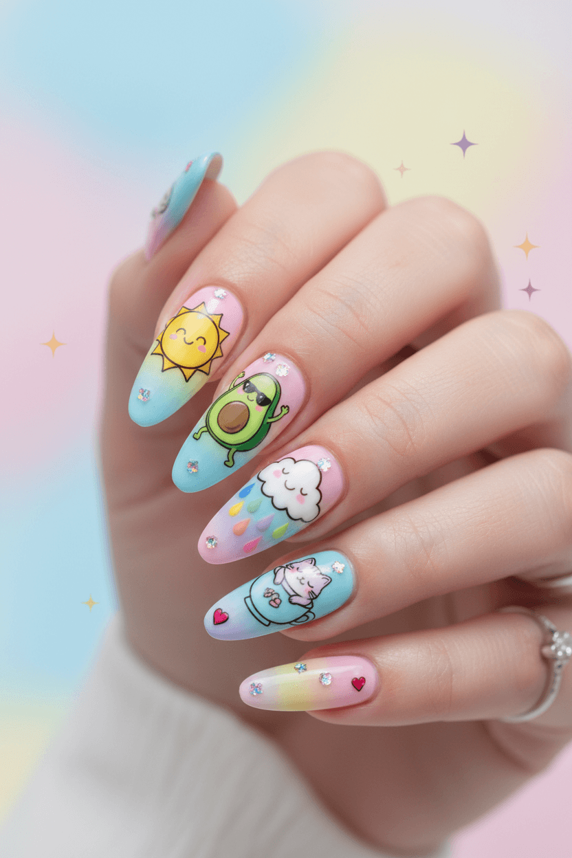 Whimsical Wonderland Manicure