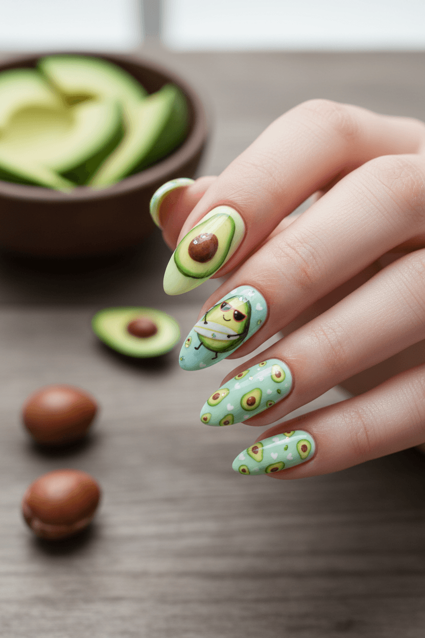 Verdant Avocado Delights Manicure
