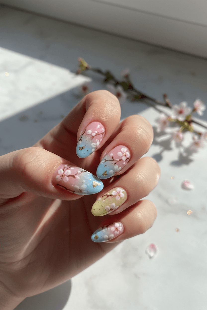 Sakura Dream Pastels: Almond Blossom Elegance