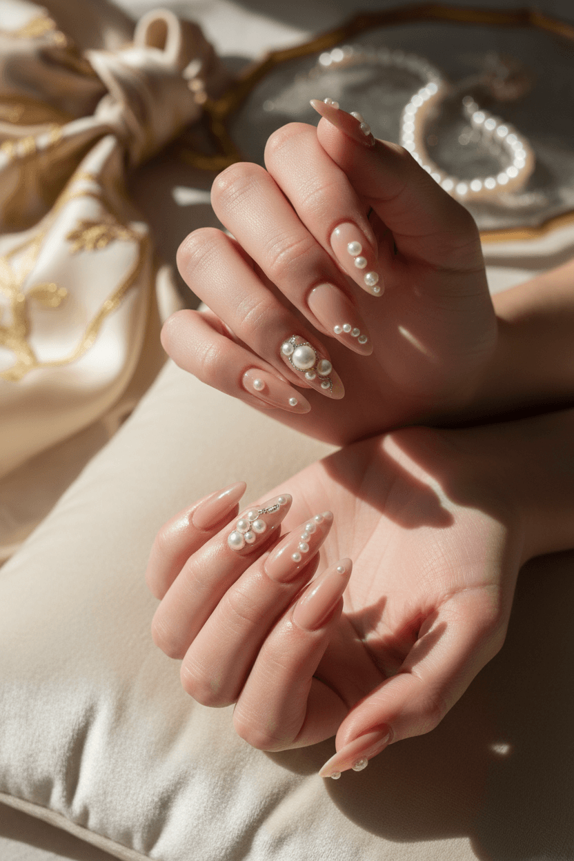 Lumina Luxe: Pearl Charm Almonds